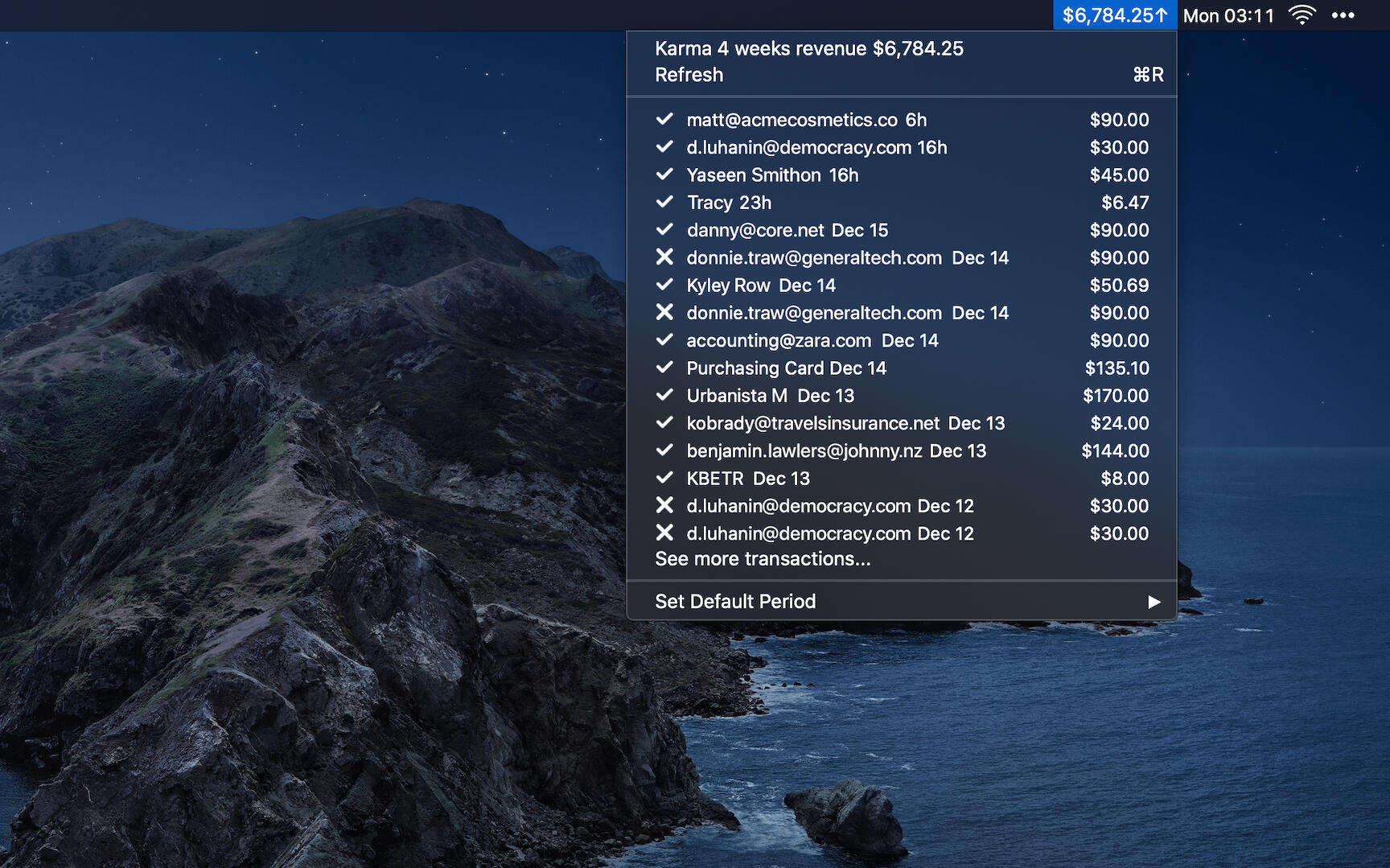 Featured at Hacker News